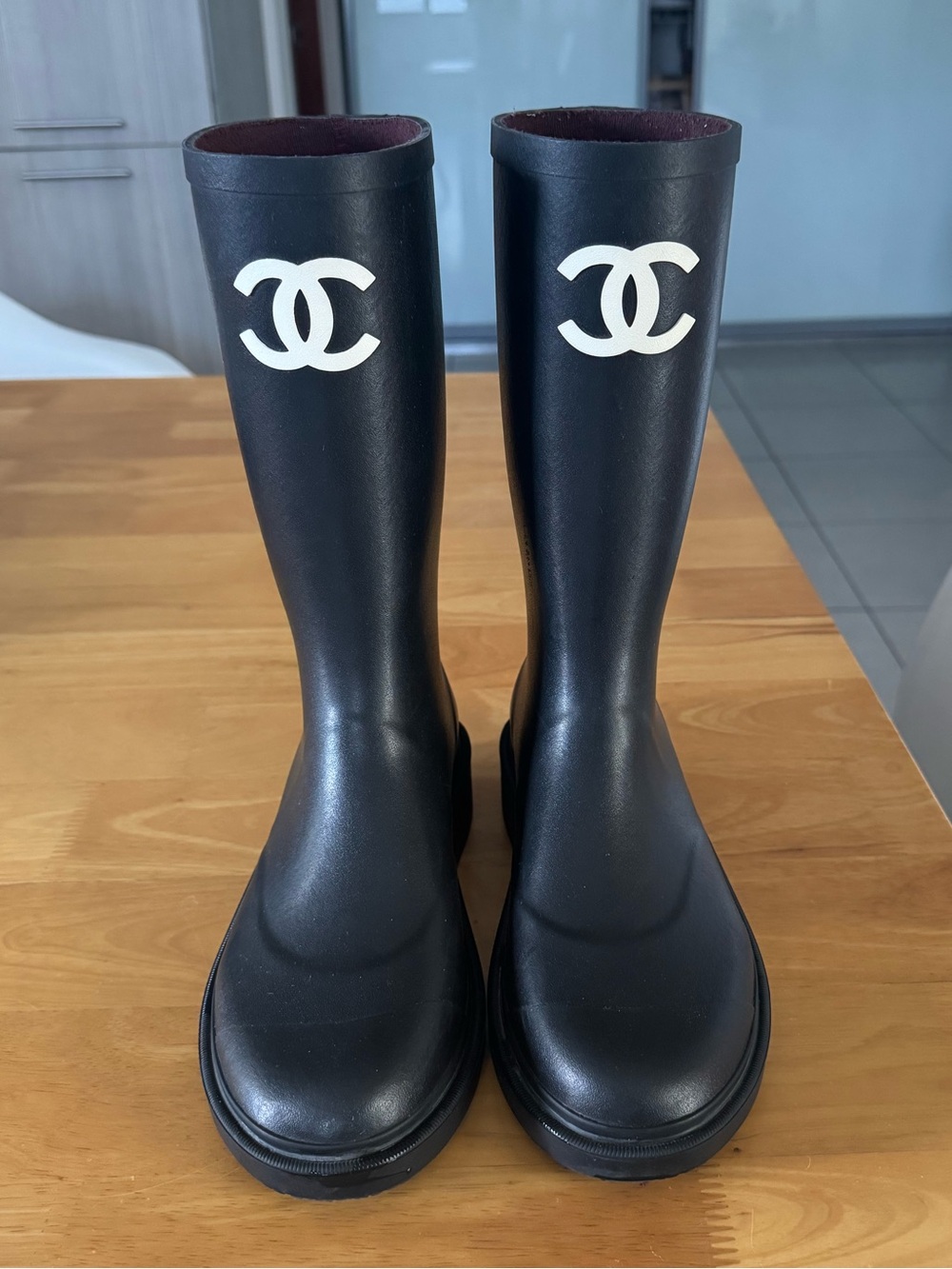 Chanel Rainboots